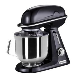 Planetární mixér - 7 l - 350 W - vč. 3 nástavců na míchání - černá matná