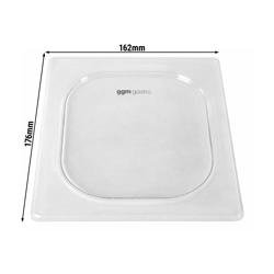 Couvercle GN en polycarbonate 1/6 - transparent