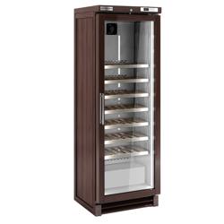 Vitrină vinuri - Cadru din lemn masiv - 1 zonă de temperatură - 350 l - max. 100 sticle