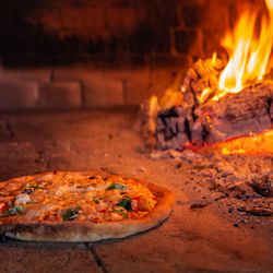 Perie pentru cuptor pentru pizza, cu peri din alamă