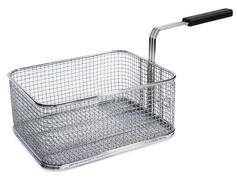 Frituurmand - 22 liter - 260x400x150mm - RVS - met hittebestendige handgreep - passend voor GFB499T-20 & GFB899T-20+20