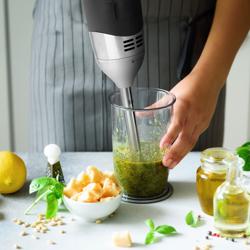 El Blenderı inkl. Karıştırma kolu 160mm Karıştırma kolu 160mm - 8L - 220 Watt - Kademesiz hız ayarı