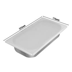 Szilikon fedél 1/3 GN tartályhoz és jégtálcához (176 x 325 mm)
