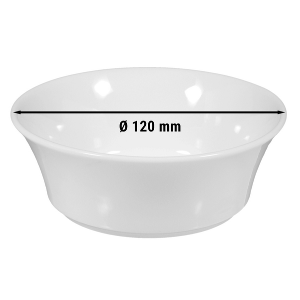 (6 adet) SELTMANN WEIDEN | Tatlı Kasesi - Ø 120mm - Beyaz/Sade