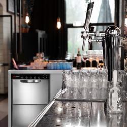 Glasswasher - Manual - 5kW - with Drain Pump, Detergent & Rinse Aid Pumps