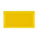 (6 pièces) CAMBRO | SafeTrak - Couvercle en polypropylène GN 1/3 - Jaune