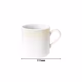 (6 Stück) SELTMANN WEIDEN | Becher mit Henkel - 0,28 Liter - Sandbeige