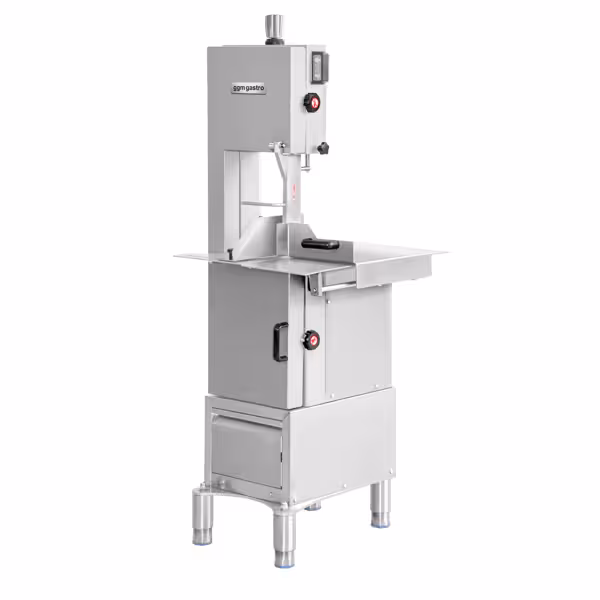 Beenderzaag - 2400mm zaagband - max. snijhoogte: 355mm - met onderstel - 2,20kW - 380V - RVS - professioneel