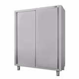 Armoire haute en inox ECO - 1400x600mm - 2 portes coulissantes - Hauteur: 1800mm