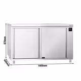 Ντουλάπι θέρμανσης PREMIUM - 1400x600mm - με διαμπερές & συρόμενες πόρτες - Ψηφιακό