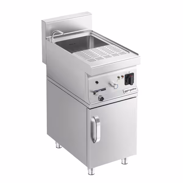 Elektrische pastakoker met vulkraan - 26 liter - 6,0kW - op kast met 1 deur - 700 serie