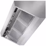 Cappa a parete Professionale Snack - 1800mm - Prof.700mm - con filtri a labirinto antigrasso e illuminazione
