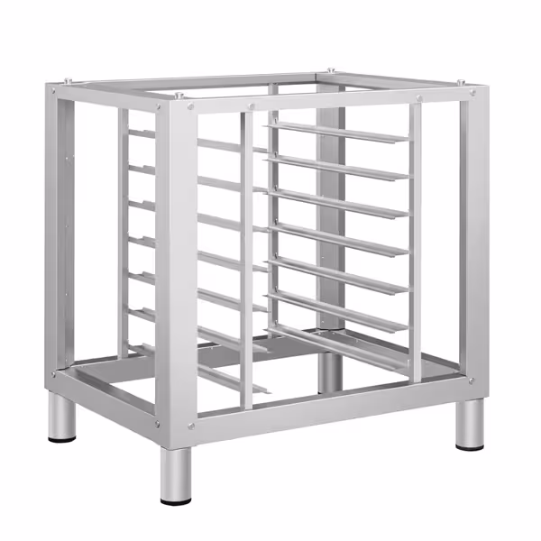 Stand - for Commercial Combi Oven - 820x740x800mm - with 7x GN 1/1 Tray Racks - Stainless Steel - compatible with KDDV10, KDDV6, KDDV4, KDMV10, KDMV6 & KDMV4