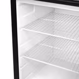 GASTRO-COOL | Werbekühlschrank mit Leuchthaube - 21 Liter - 1 Glastür - Schwarz - Innen: Weiß