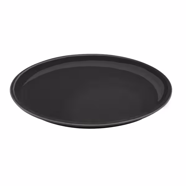 Tablett für Abdeckhaube - Schwarz - Rund