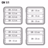 CAMBRO | CAM GOBOX® - Unos sa prednje strane - GN 1/1 - Crna boja 