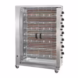 Commercial Electric Chicken Rotisserie Oven - 33.6kW - with 7 Skewers for up to 42 chickens