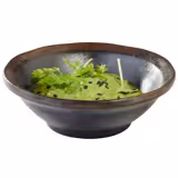 (6 шт.) Миска MARONE - меламін - 0,13 л - кругла - Ø 110 мм - чорний/коричневий