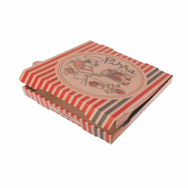 (100 pieces) Pizza box - PIZZABÄCKER - 28 x 28 x 4 cm