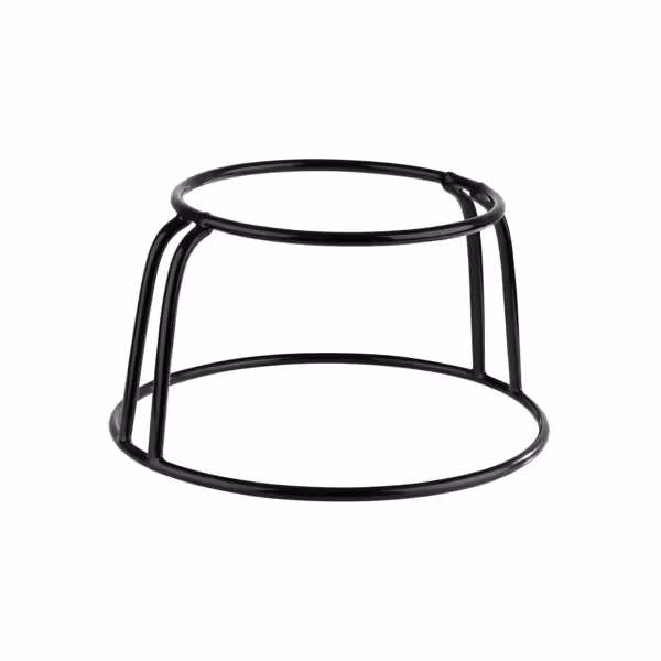 Round Metal Buffet Riser FRIDA – Ø305mm - H 160mm - Black - Anti-slip - Fits 85230#6/85231#6