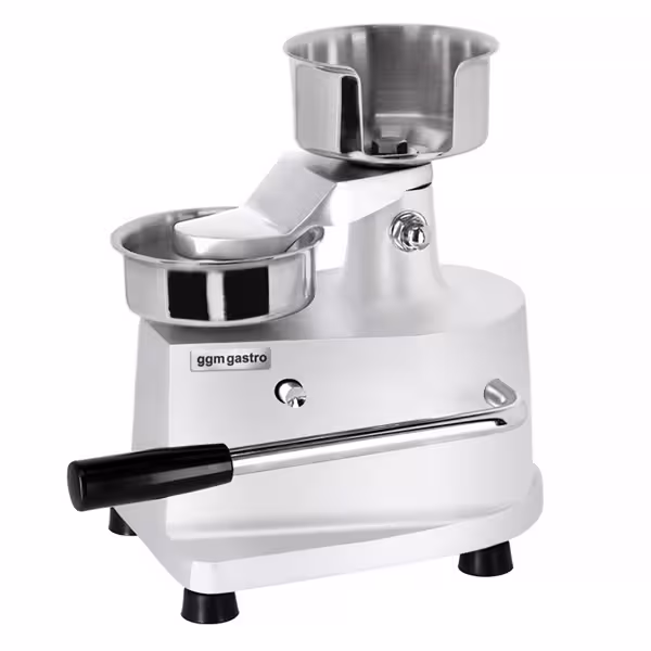 Hamburgerpers handmatige - Ø 100mm - RVS