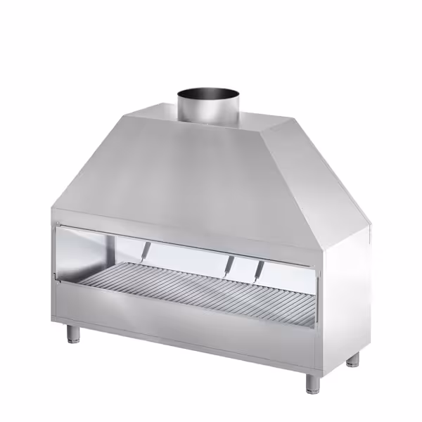 Stainless Steel Charcoal Grill - 1500mm
