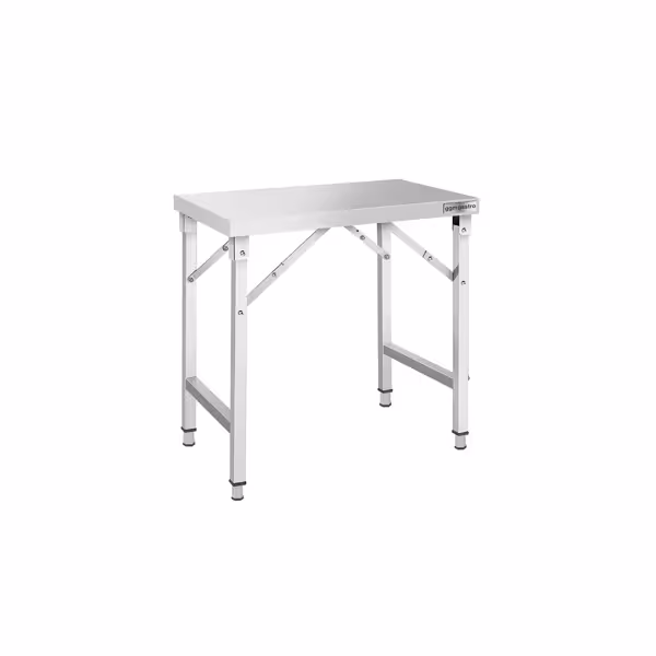 Paslanmaz çelik çalışma masası - katlanabilir - 1000x600mm