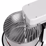 Teigknetmaschine - 22 Liter / 18 kg - 1 Geschwindigkeit - Kessel abnehmbar & Rührwerk aufklappbar - Timerfunktion