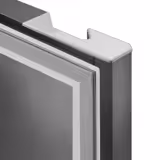 Tiefkühlschrank Edelstahl PREMIUM - GN 2/1 - 700 Liter - mit 1 Tür - Anthrazit