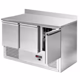 Koelwerkbank ECO - 1370x700mm - met 3 deuren & met achterwand