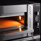 Four à pizza électrique - (entièrement en chamotte) - 4+4x 34 cm - Manuel