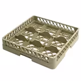 Gläserspülkorb 1/1 - 500x500mm - 9 Fächer - Beige - passend für ARU9N
