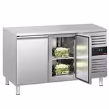 Koelwerkbank ECO - 1360x700mm - met 2 deuren