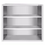 Pensile a giorno in acciaio inox PREMIUM - 800x400mm - a giorno (senza ante) - 1000mm di altezza