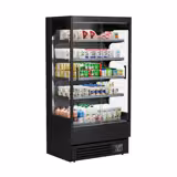 Espositore murale refrigerato - 1002 mm - 440 litri - con 2 porte scorrevoli in vetro e 4 ripiani