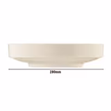 (24 stuks) CHEF TASTE OF - bord - ovaal - porselein - Ø280mm - crème