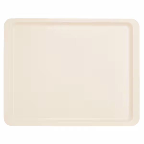 (12 stuks) CAMBRO | Polyester Versa dienblad - GN 1/2 - afgeplatte randen - Parelwit