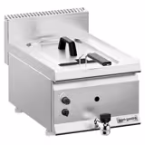 Commercial Countertop Gas Fryer - 8 litres - 6kW - Manual - with drain tap
