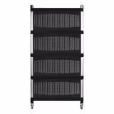 Servierwagen - 5 Etagen - geschlossen - 800x500x1600mm - Tragfähigkeit: 250 kg - mit leisen Rollen