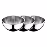 (3 pz) Ciotola per mescolare - Acciaio inox - 3,5L - tonda - Ø240mm