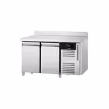 Masă frigorifică ECO - 1360x700 mm - 282 L - cu 2 uși - bordură - blat lucru