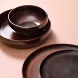 (6 pcs) Dessert Bowl - BAMA COPPER - Stoneware - round - Ø 150mm - Copper