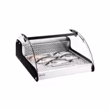 Koelvitrine - tafelmodel - voor voor verse vis - 118 liter - 695mm - 1 glazen deur