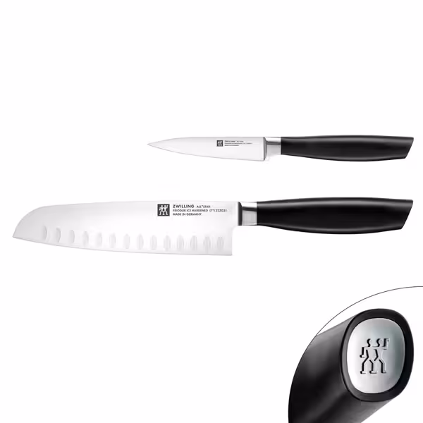 (2 pieces) ZWILLING | All Star Knife Set – Paring 100 mm + Chef 200 mm - FRIODUR Ice-Hardened - Made in Germany