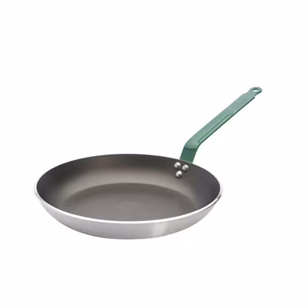 DE BUYER | CHOC RESTO INDUCTION - Bratpfanne - mit grünem Griff - Ø 320mm - HACCP