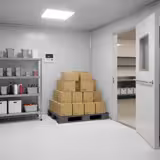 (24 unid) - Europalete plástica higiénica - 1200x800mm - Plástico - Capacidade dinâmica: 650kg - Cinzento