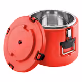 Thermal container - 15 liters - with clamping closure - stackable - incl. handles