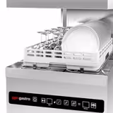 Doorschuifvaatwasser - Digitaal - 8,7 kW - met warmteterugwinning, vaatwasmiddel-, glansspoelmiddel- & afvoerpomp - incl. aanvoertafel rechts & afvoertafel links