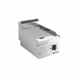 Fry Top Elettrico Professionale - 3,6 kW - Rigato - Superficie di cottura: 395x535mm