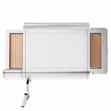 Electric Conveyor Pizza Oven - 1500x2500mm (59.1"x98.4") - Digital Controls - Belt width: 780mm (30.7") - up to 400°C - with Wheels